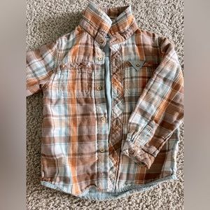 Boys Button up shirt .
